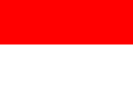 Bandera que representa el idioma indonesio