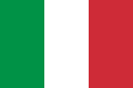 Bandera que representa el idioma italiano